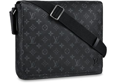 louis vuitton canvas messenger monogram|Louis Vuitton eclipse Messenger bag.